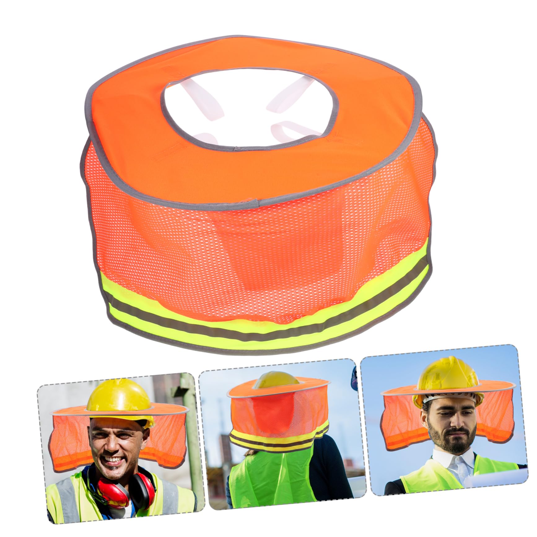 Cache-Cou Pour Casque De Protection - Lot De 2 Avec Bandes Réfléchissantes