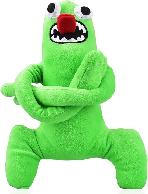 Rainbow Friends Plush, Rainbow Friends Roblox, Green Rainbow Friends,Rainbow Friends Toys,Doors Roblox Plush