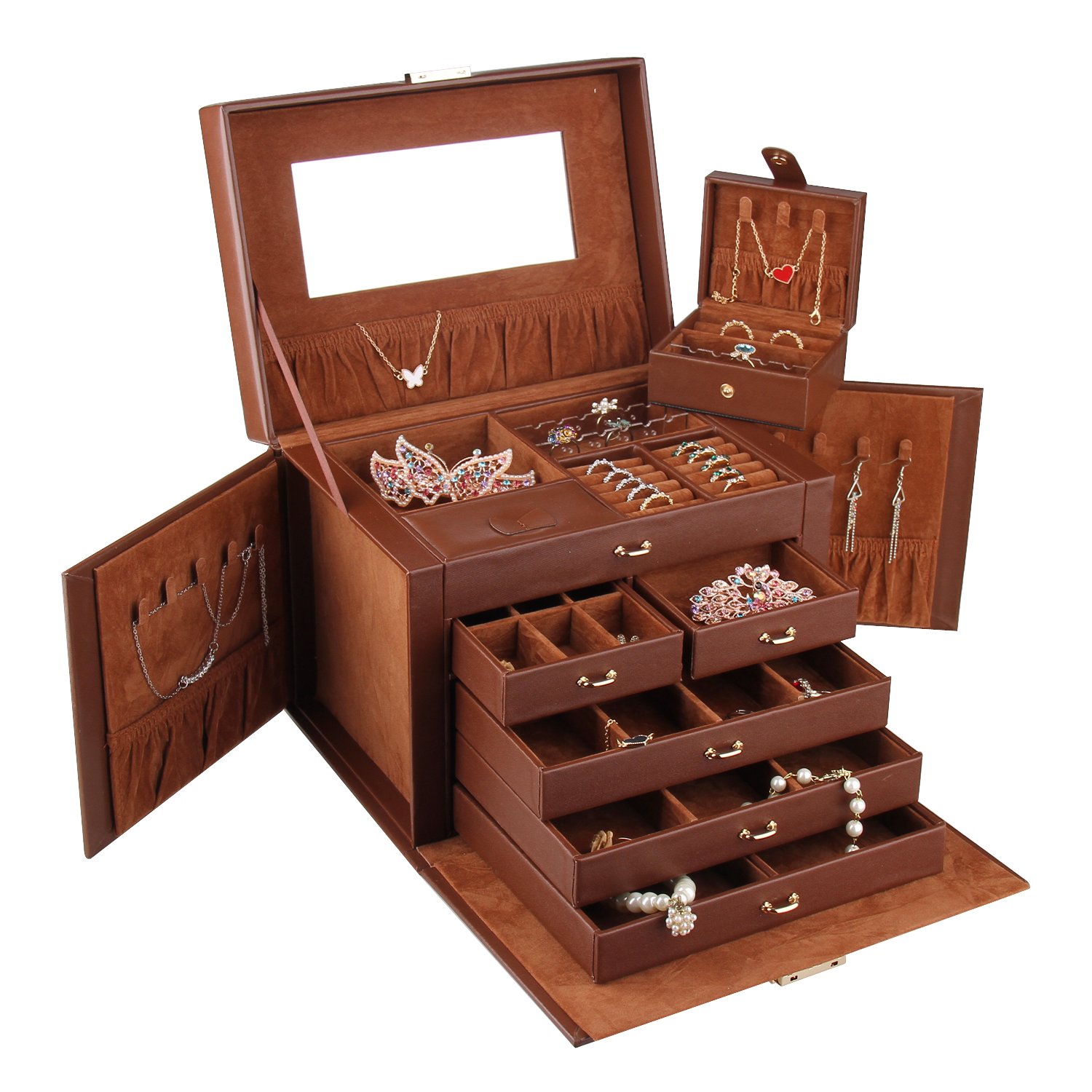 leather jewellery boxes