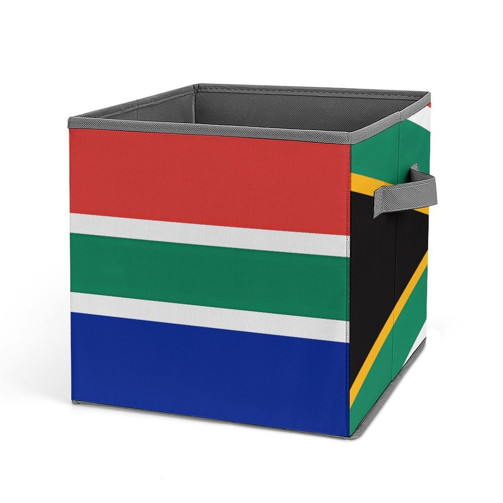 Fekiloot Style South Africa Flag Storage Bins Storage Baskets