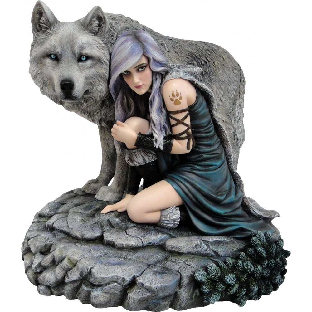 Nemesis Now Anne Stokes Limited Edition Protector Figurine 25cm Grey, Resin