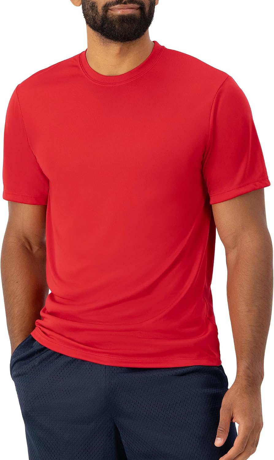 Hanes Men's Cool Dri Performance T-Shirt, Moisture-Wicking Short Sleeve Tee, 40+ UPF Protection, 2 Or 5 Pack