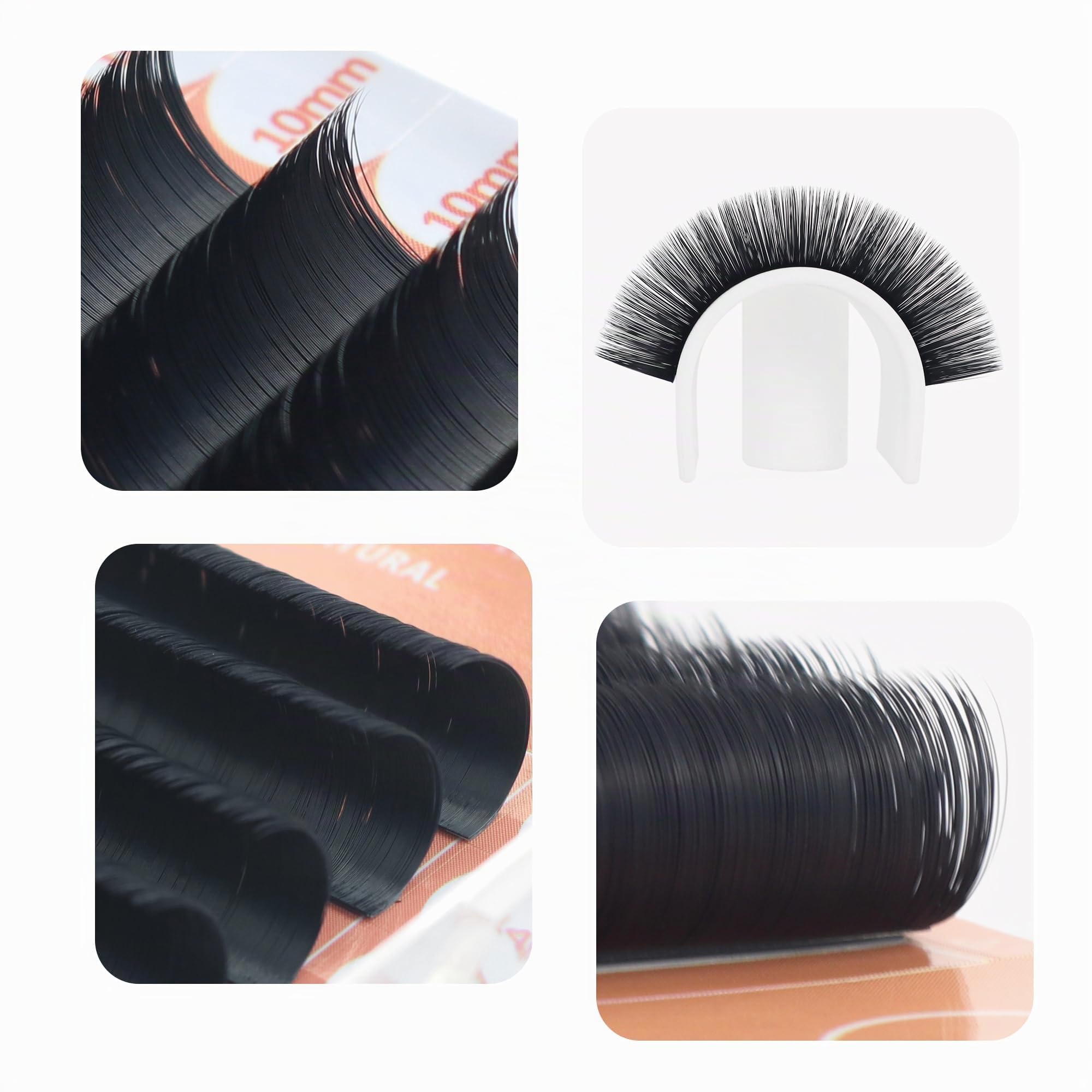 Volume estensione delle ciglia A Ventaglio Automatiche 0.07 C Curl 8-15mm Mix Easy Fan Lashes Automatic Blooming extension ciglia finte (8-15mm Mix, 0.07 C)