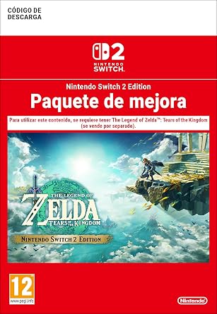 The Legend of Zelda: Tears of the Kingdom | Paquete de mejora a la versión Nintendo Switch 2 - Código de descarga