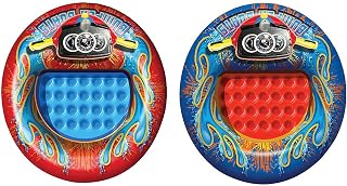 Banzai Kids' Aqua Blast Bumper Boat Set - Bumper Boat & Water Blaster Combo - Includes Two Bumper Boats