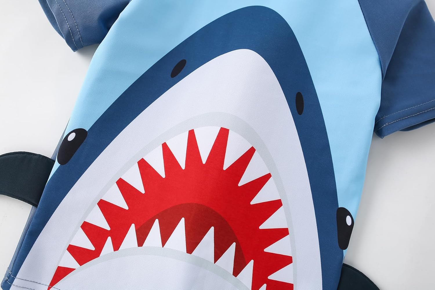 Toddler Boy Swimsuit 3 Piece Boys Swim Set Short Sleeve Boys Swim Shirt Boys Swim Trunks Rash Guard Bathing Suits - Image 2