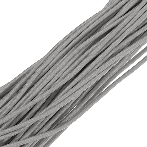 Vista 123 de PATIKIL Cuerda elástica elástica de 1/8 pulgadas, 11 yardas (0.118 in x 32.8 ft), color verde militar para manualidades, correas de gancho