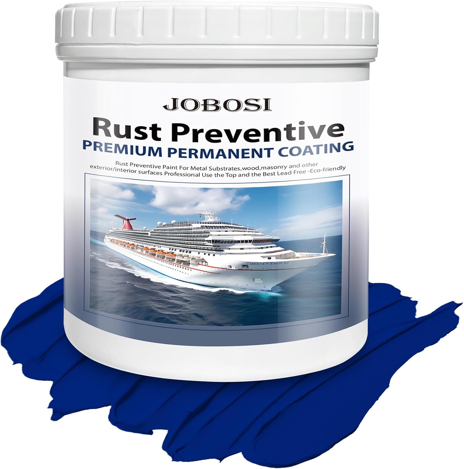 White Marine-Grade Water-Based Rust Preventative Paint 32 FL Oz - Saltwater-Resistant Coating for Boats, Trailers & Dock Equipment | Low VOC, Quick-Dry, Brush/Spray Application