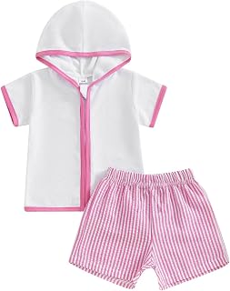 Juego de poncho de baño para niños con pantalones cortos para bebé, con capucha, albornoz de playa, traje de baño
