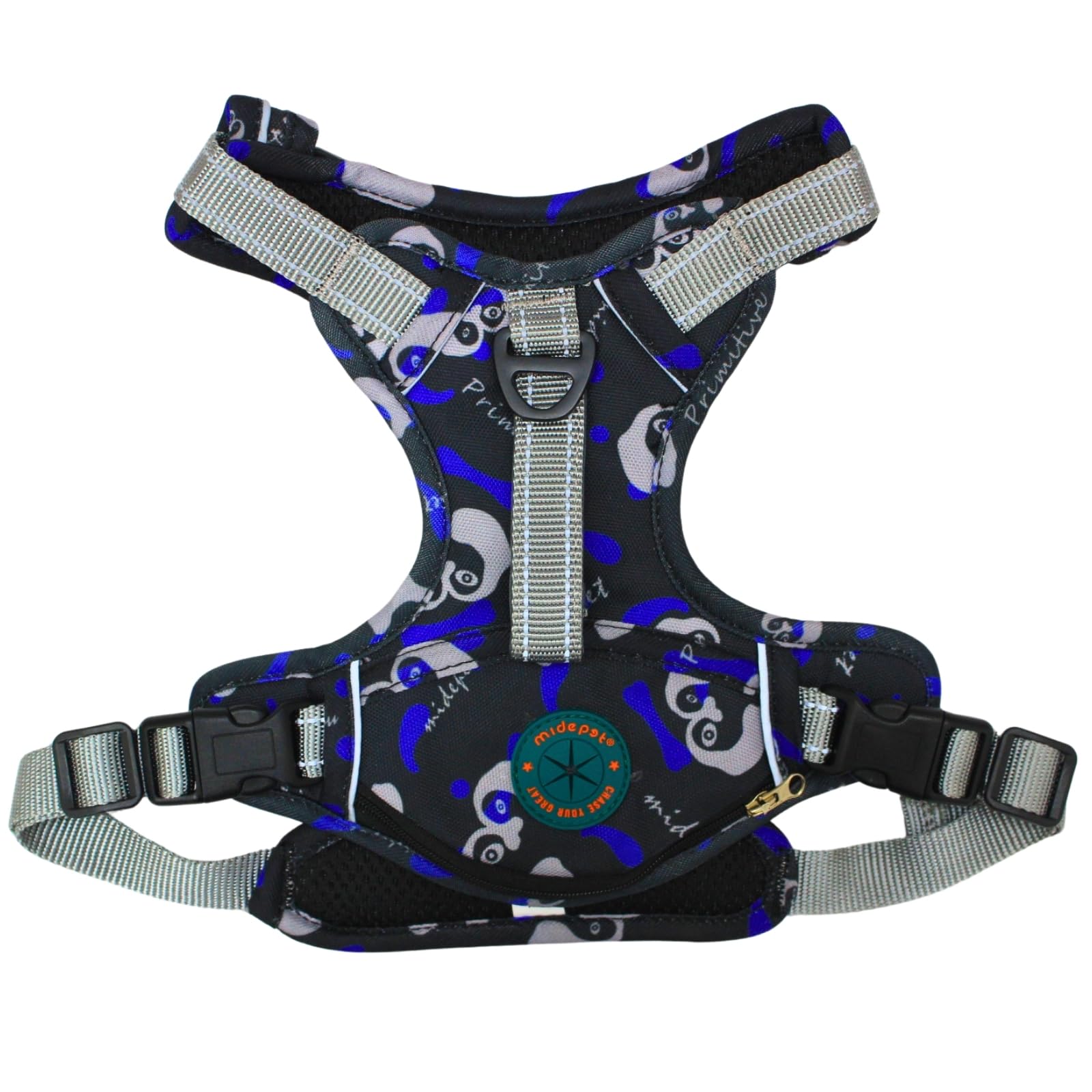 Emily Pets No Pull Dog Harness, No Choke Reflective Dog Vest, Adjustable Pet Harnesses with Easy Control Padded Handle for Small Medium Large Dogs(Dark Blue, M) (B0CRZ1FW4H) Amazon Price History, Amazon Price Tracker
