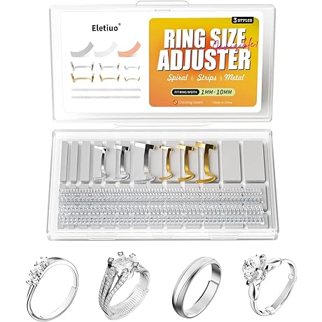 Ring Size Adjuster Set for Loose Rings