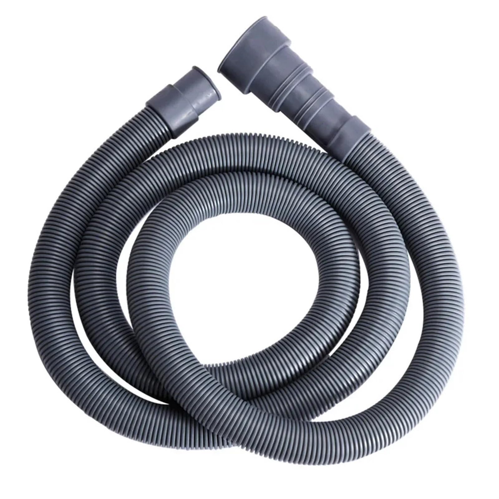 Manguera Desagüe Lavadora Gris con Abrazaderas 70-200cm(70cm)