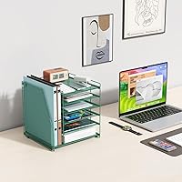 Vista 4 de gianotter 6-Tier Paper Organizer With Magazine Holder, Desk Organizers and Accessories, Desk Accessories & Workspace Organizers, File Organizer for
