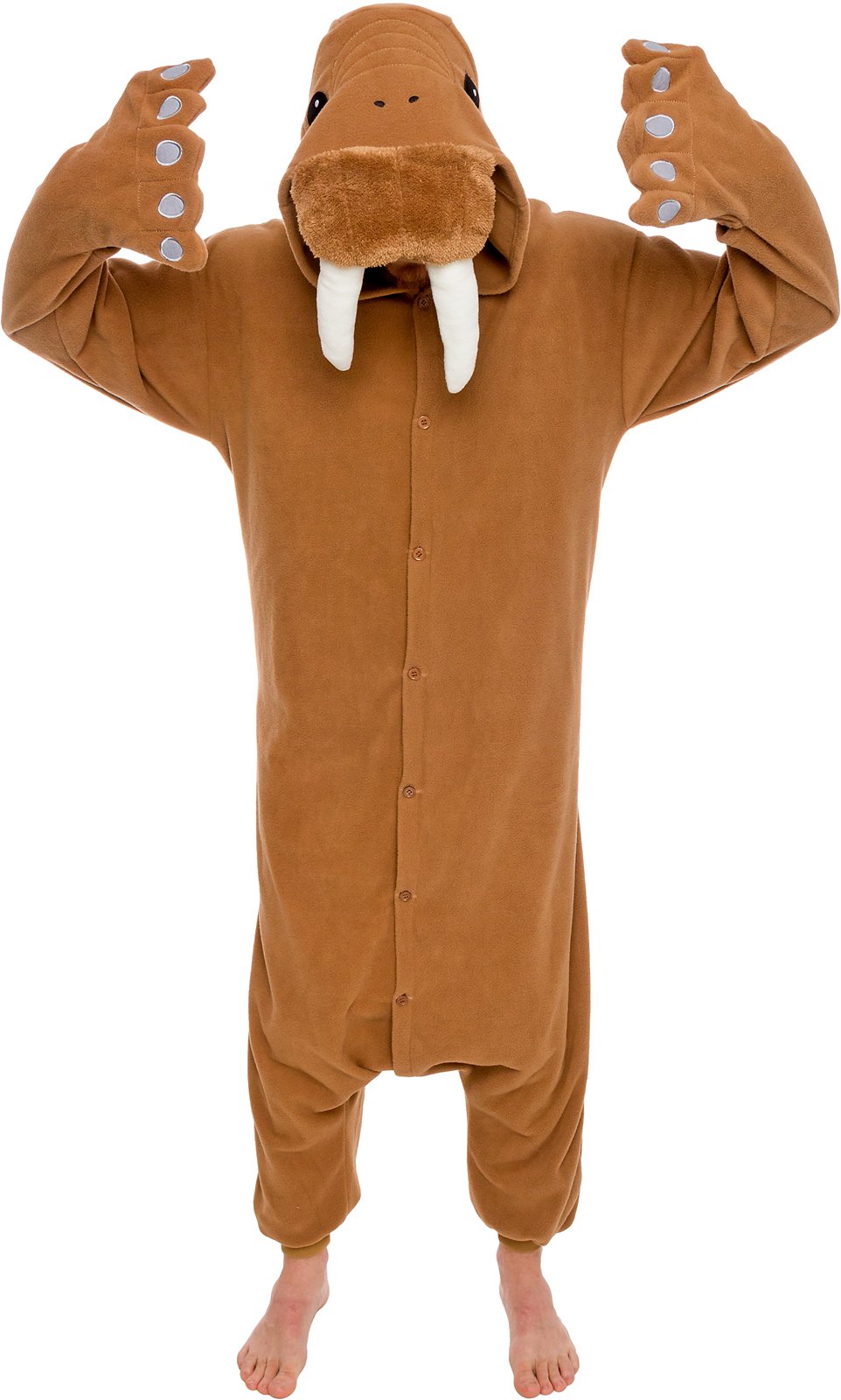 Funziez!Funziez! Adult Onesie Halloween Costume - Animal and Sea Creature - Plush One Piece Cosplay Suit for Adults, Men and Women
