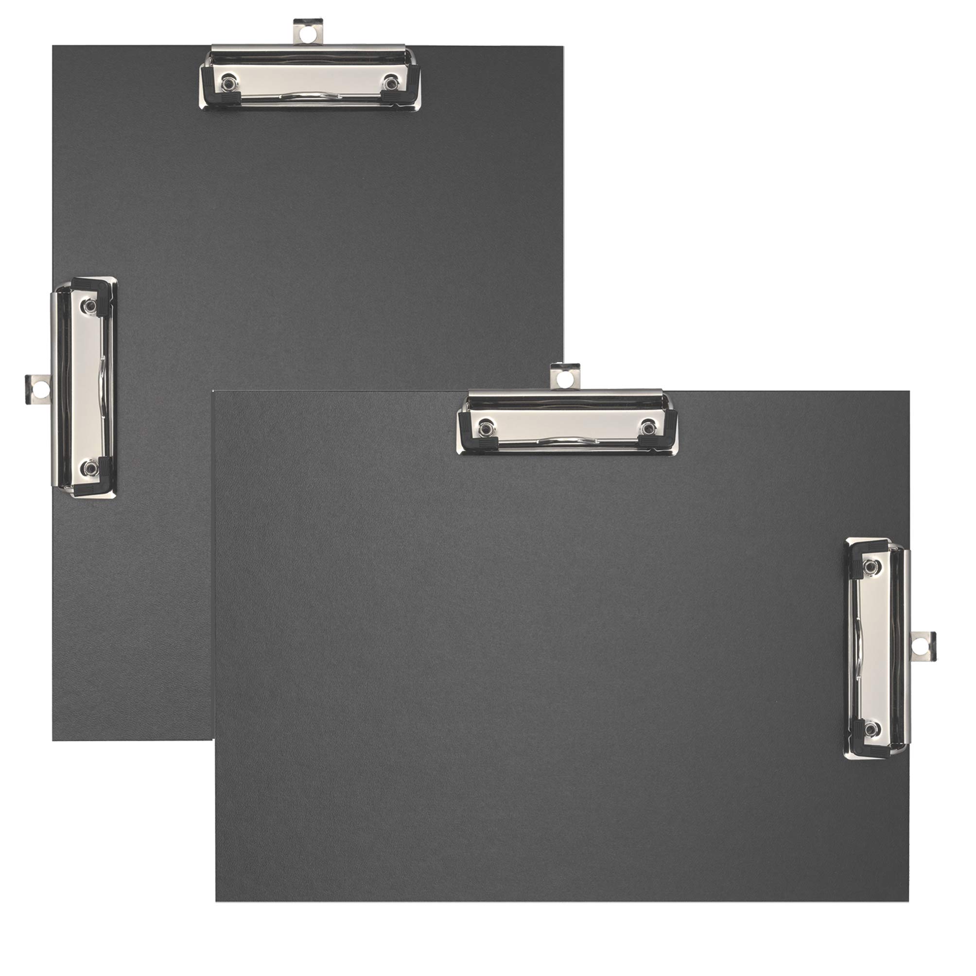 AMOPEIR Custom Acrylic Clipboard - Personalized With Name/Image, A4 Size, Silver Metal Clip, Pure Black - View #7