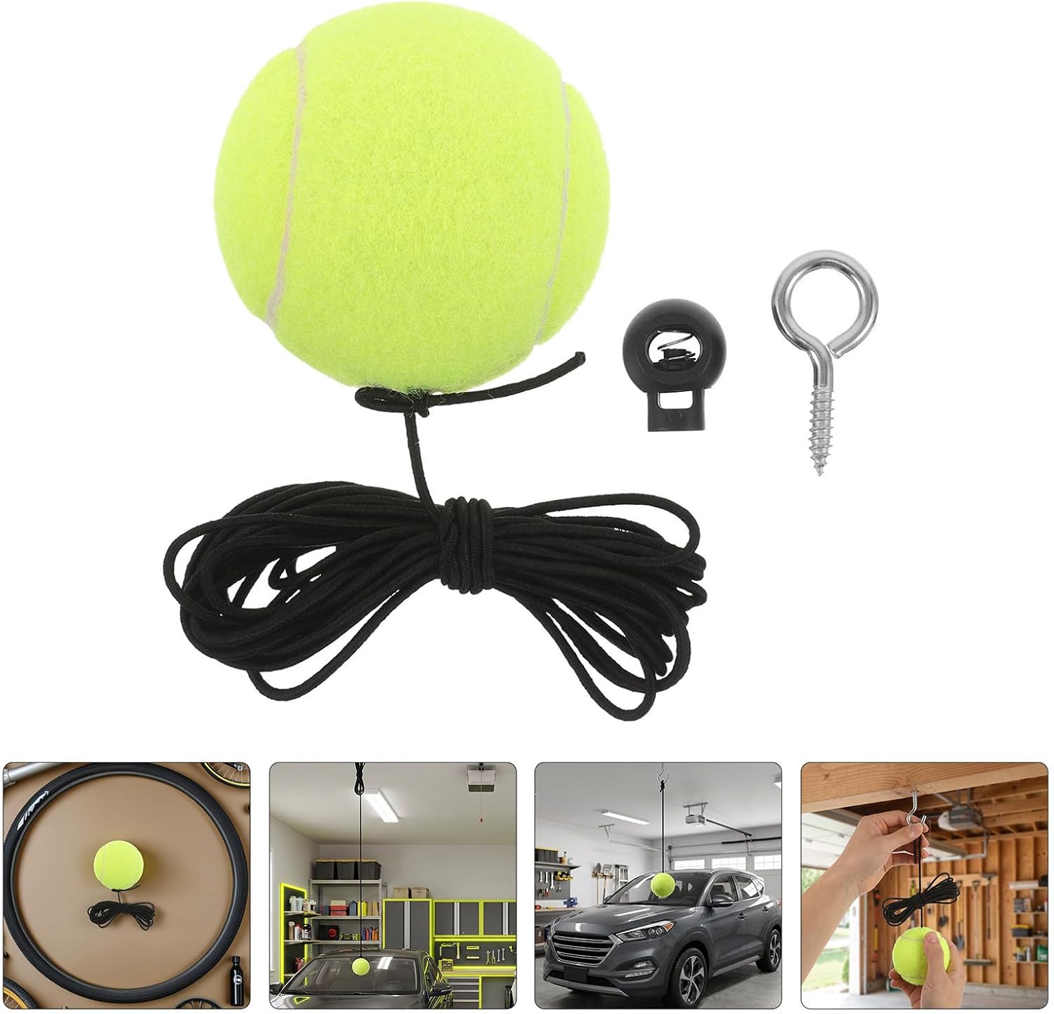 2 Sets Garage Tennis Ball Parking Aid for Sedan Vehicles