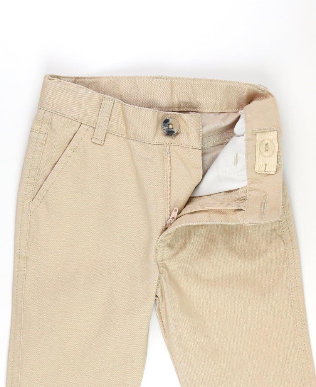 RUGGEDBUTTS Khaki Stretch Chino Pants - 6-12m