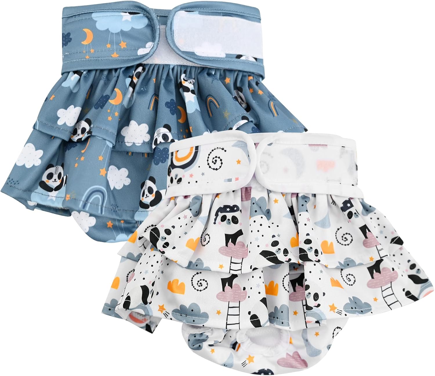 AMFUN Hundewindeln Wiederverwendbar - Waschbare Höschen Für Hündinnen In Blau/Rosa/Rot