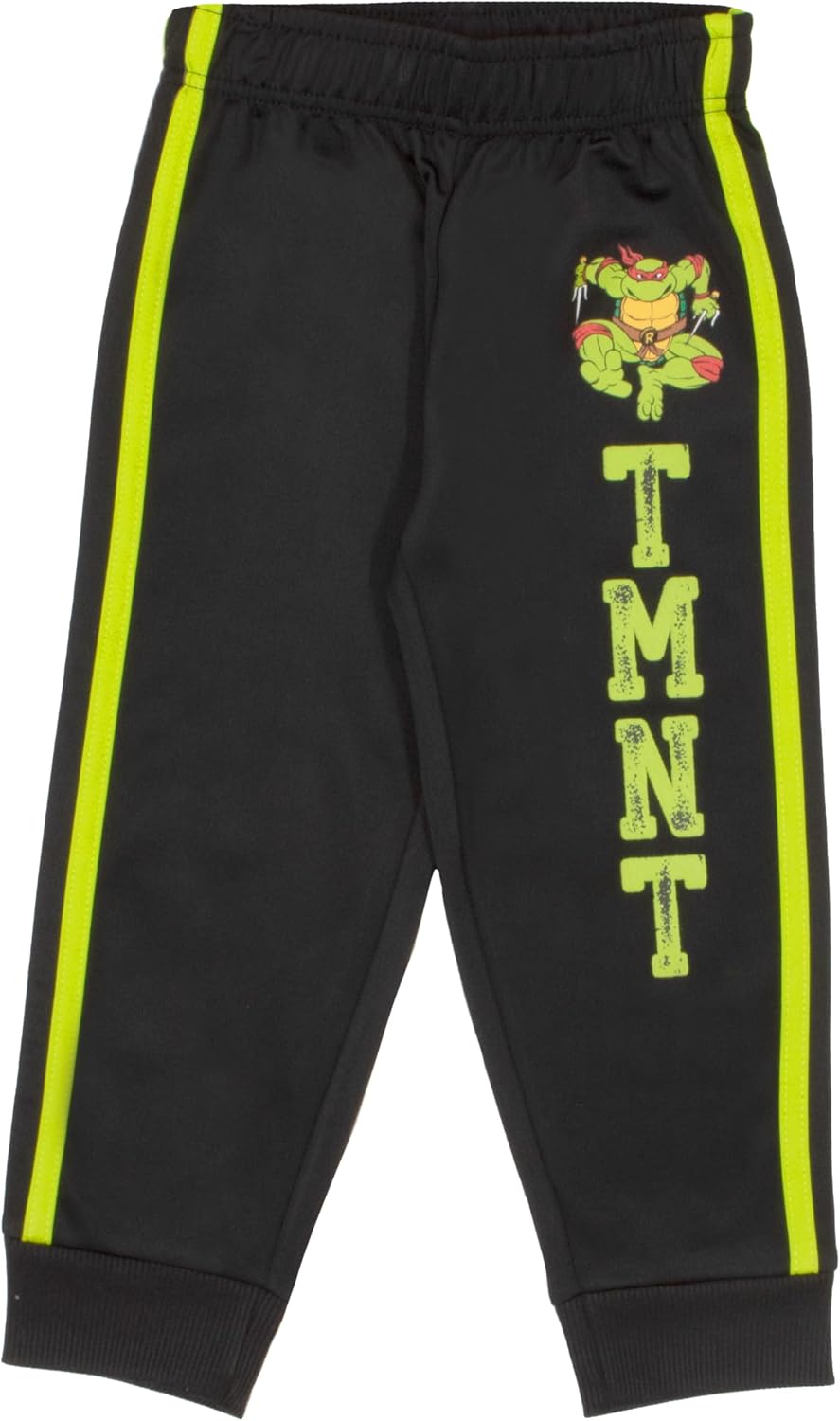 Nickelodeon Teenage Mutant Ninja Turtles Boys 3-Piece Pants Set - Short Sleeve Tee, Shorts, & Jogger TMNT 3-Pack Bundle Set