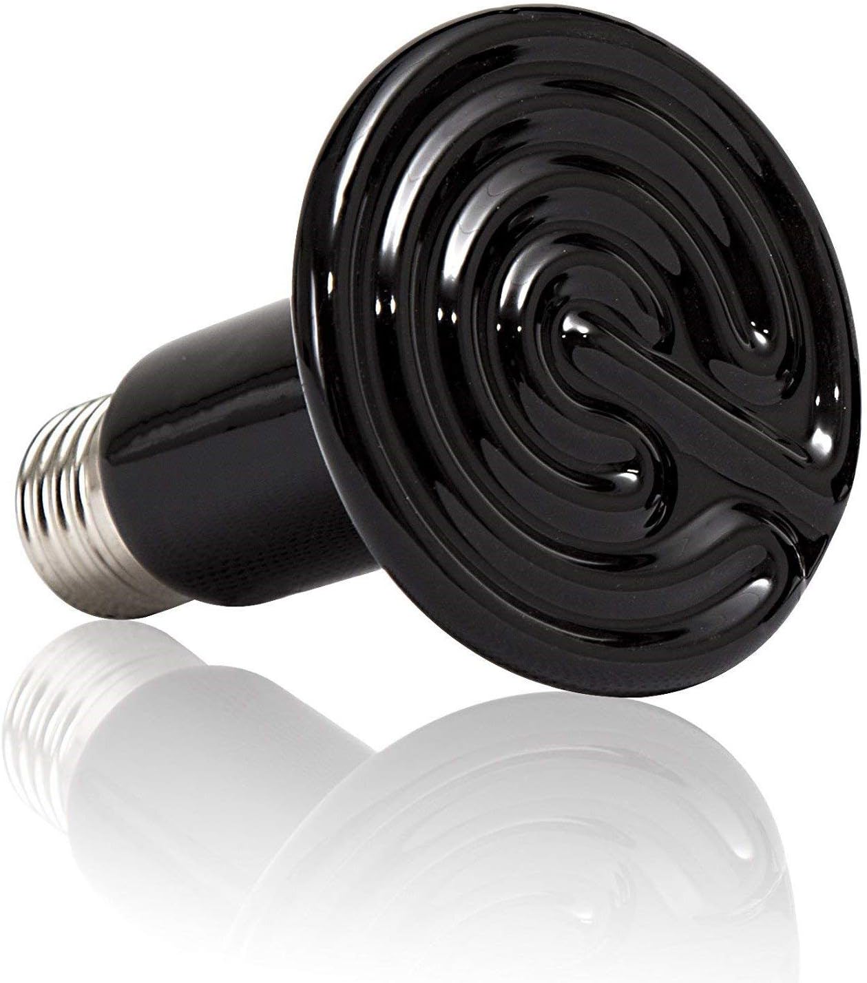 BETAZOOER 100W Infrared Ceramic Heat Lamp, Black Reptile Emitter Bulb for Pet Coop Heater Chicken Lizard Turtle Brooder Aquarium Snake…