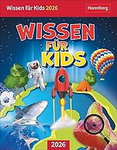Wissen für Kids Tagesabreißkalender 2026: Spannende Fragen und Antworten in einem Tischkalender für jeden Tag. Abreißtageskalender 2026 aus der Welt des Wissens (Tischkalender Harenberg)