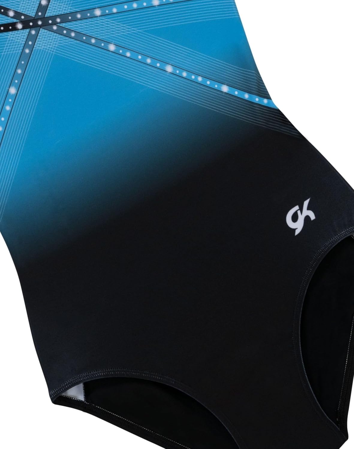 GK Glitz & Glam Gymnastics Leotard for Girls with Matching Scrunchie - Image 4