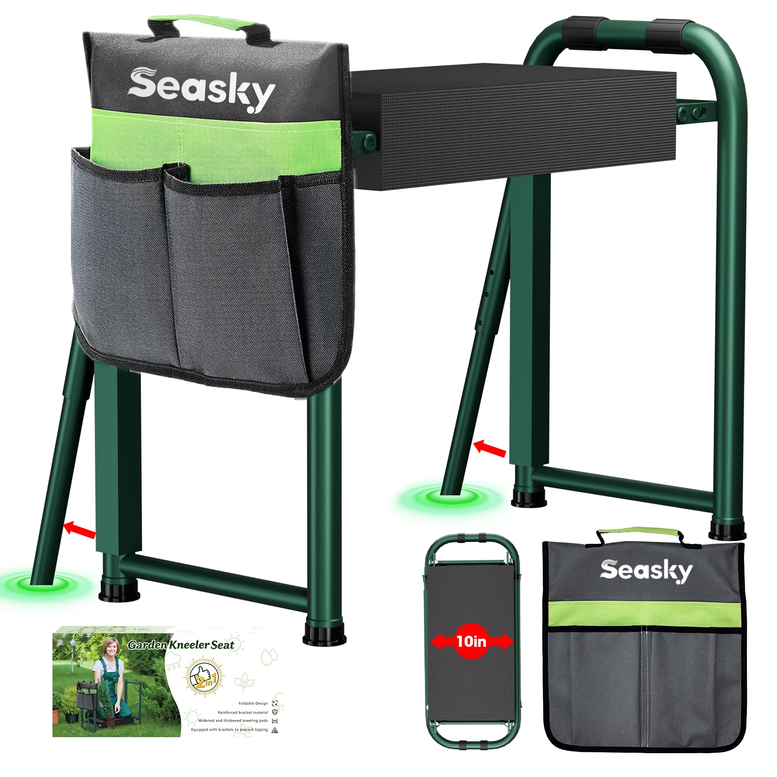 seasky Anti-Tipping Garden Kneeler