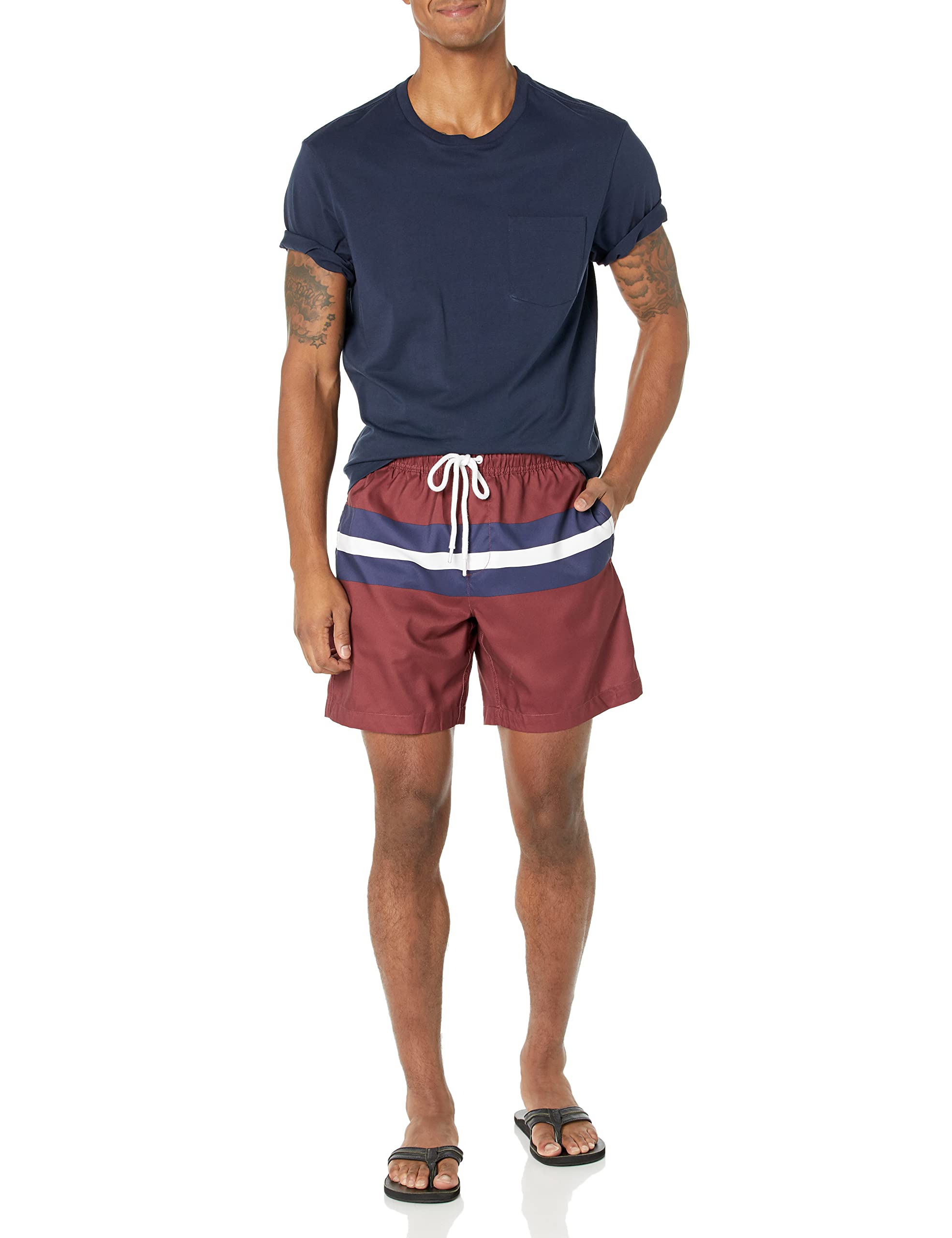 Amazon Essentials Costume a Boxer Ad Asciugatura Rapida 18 cm - Colori Fuori Produzione Uomo