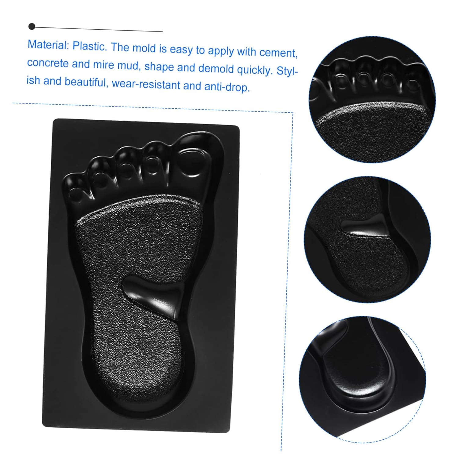 2pcs DIY Pavement Mold Plastic Path Maker for Walkways Garden Balcony and Patio Modeling Tool Paving Mould for Sidewalks and Trails