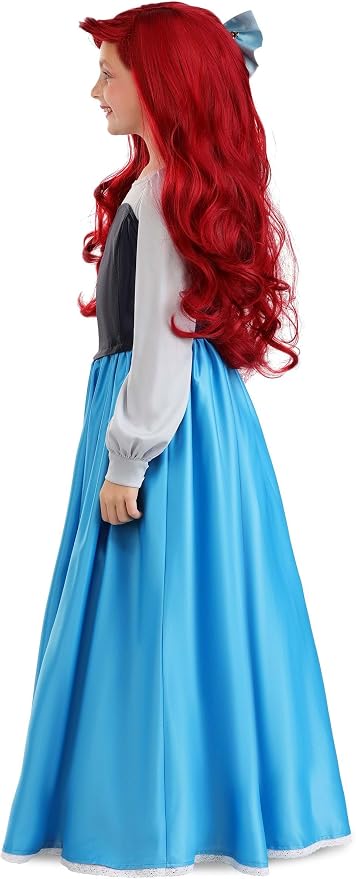 Disfraz Ariel vestido azul para niñas Disney miniatura 4