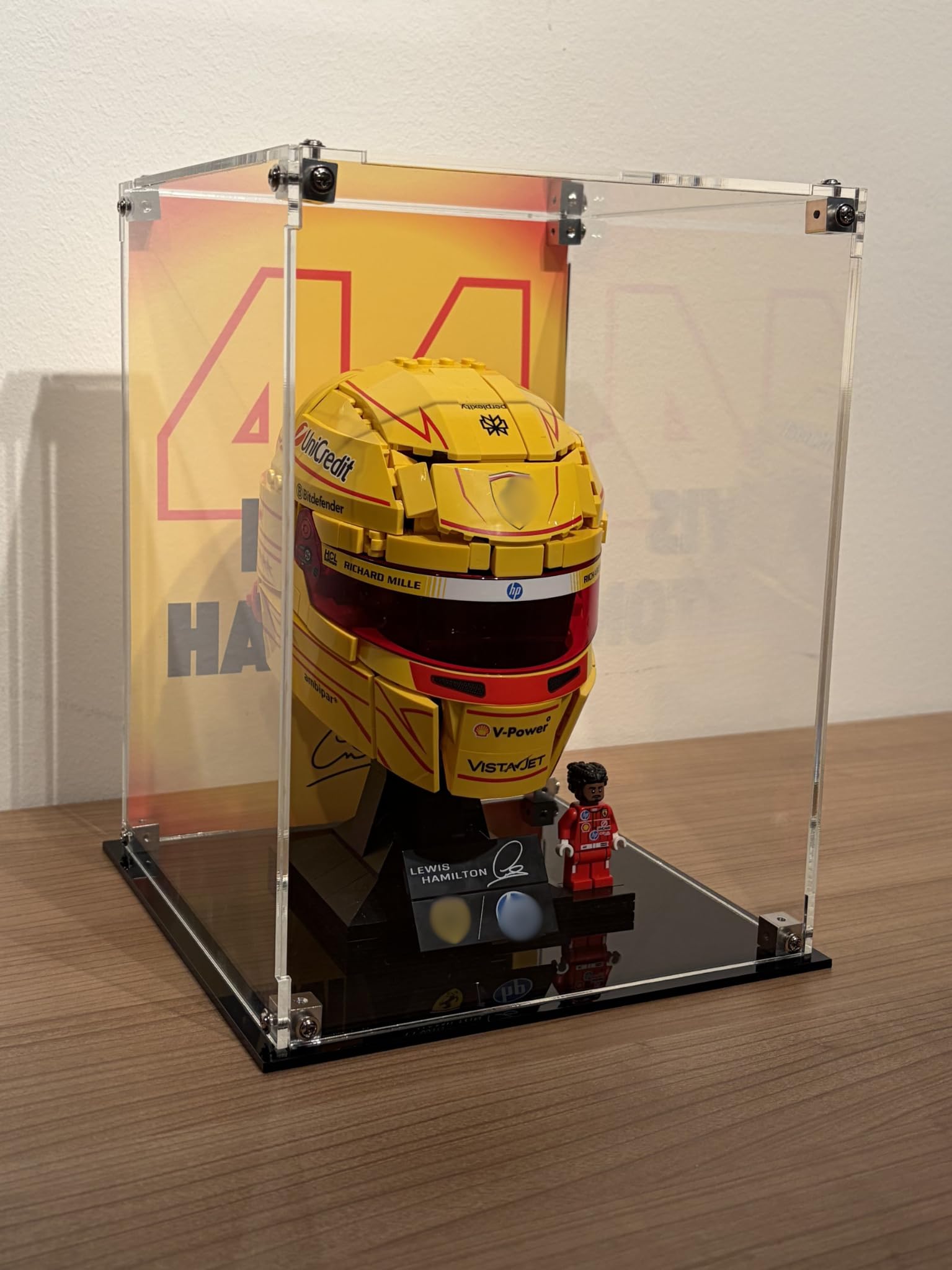 Vitrine d'exposition pour F1 LEGO Casque Lewis Hamilton (43022)