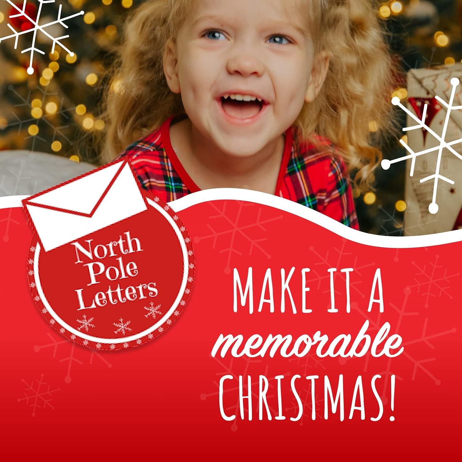 North Pole Letters Personalized Christmas Letter and Nice List Certificate from Santa Claus - Custom Letter & Certificate from Santa for Kids, Mailed to Your Child from The North Pole