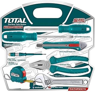 Kit de herramientas manuales modelo 7 piezas: total thkthp90076