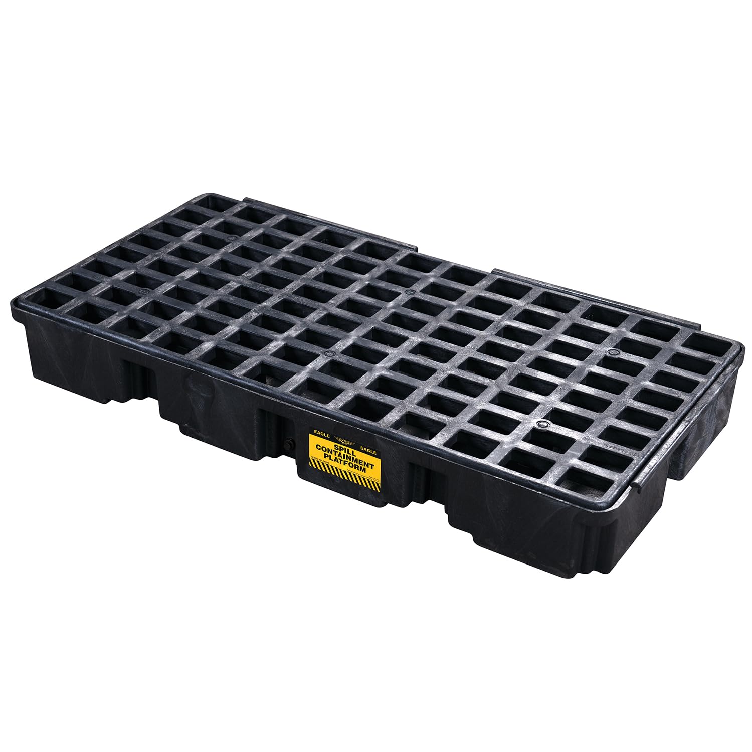 Eagle 2 Drum Spill Containment Pallet with Drain, Forklift Pockets, Yellow — Amazon image 25