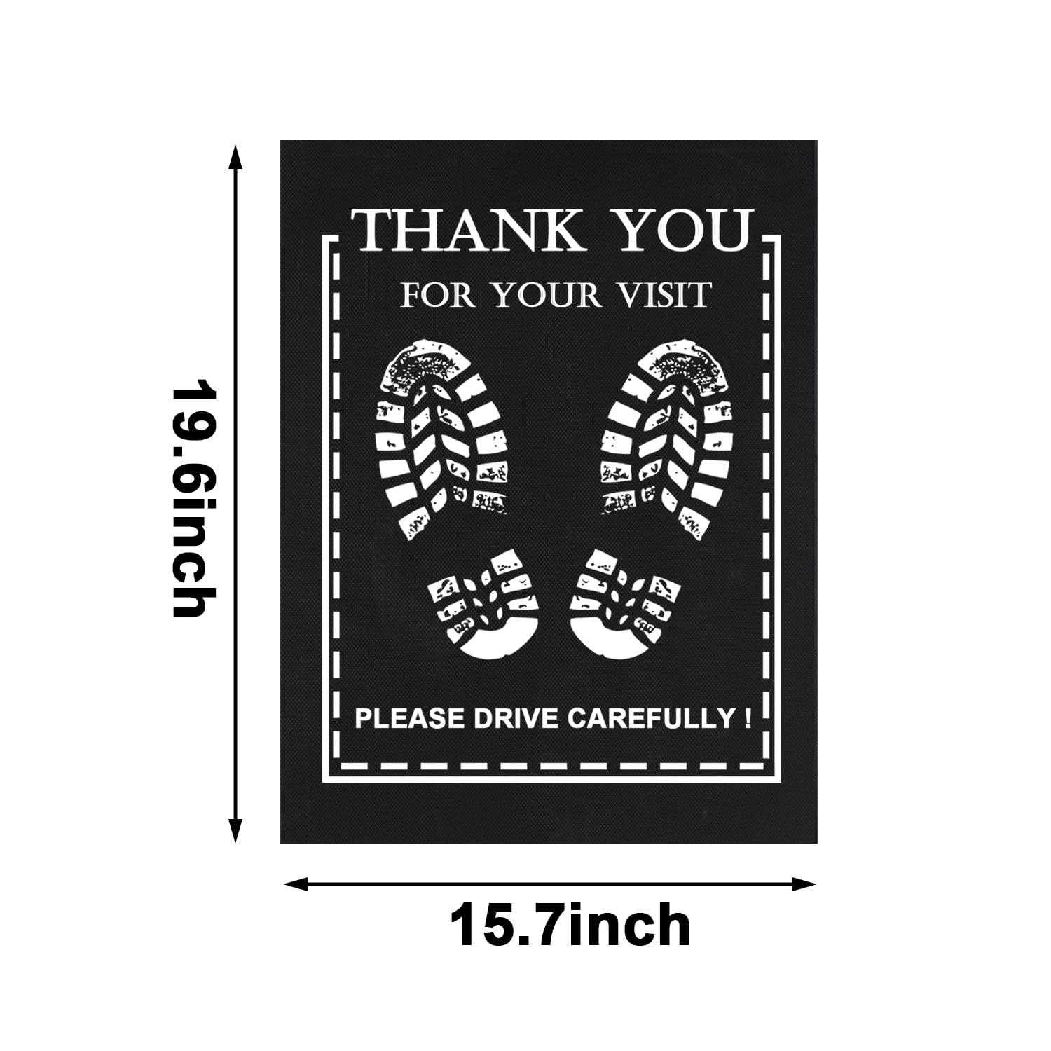 RUENXG Disposable Floor Mats for Car 30Pcs Disposable Car Floor Mat Black Car Floor Mat Protector Portable Vehicle — view 2