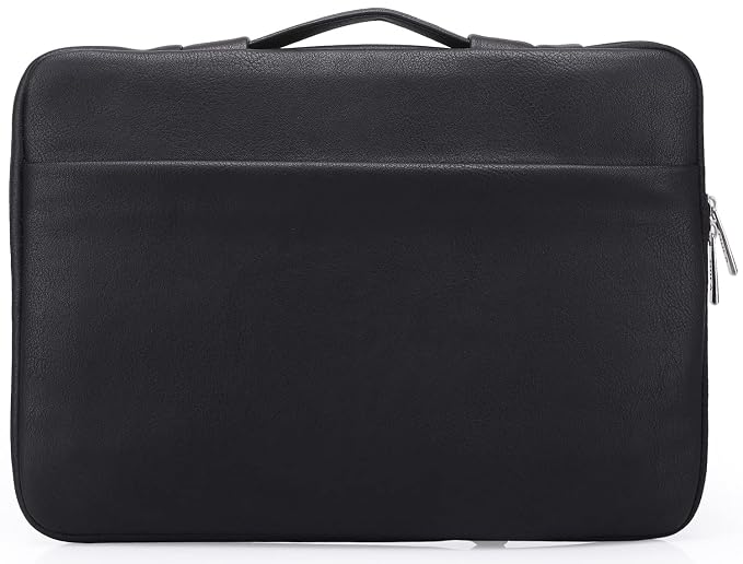 MOCA 360 Protective Pu Leather Laptop Case 14 inch MacBook, 14 inch Laptop Sleeve Compatible with HP Lenovo Dell ASUS Acer, HP, Dell Latitude, Lenovo, Side Open Carrying Case