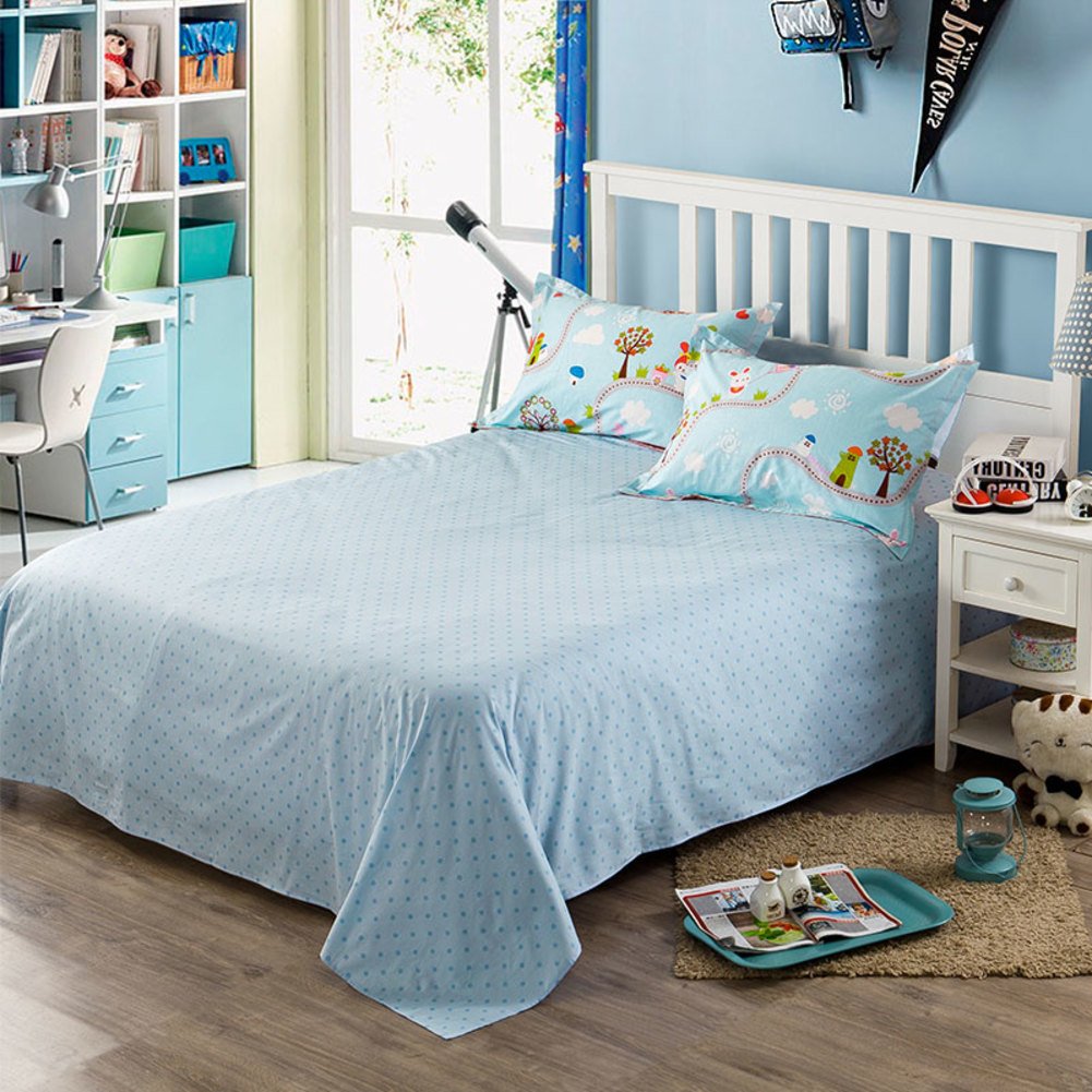Drap en coton enfants Cartoon pour chambre de garçon et fille