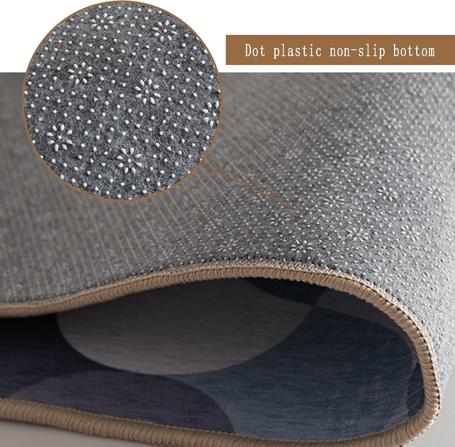 Office Chair Mat for Carpet, Floor Protector mat, Water-Absorbing Material Non-Slip Square Floor Mat for Home/Office/Hotel (Color : A, Size : 80X160CM)