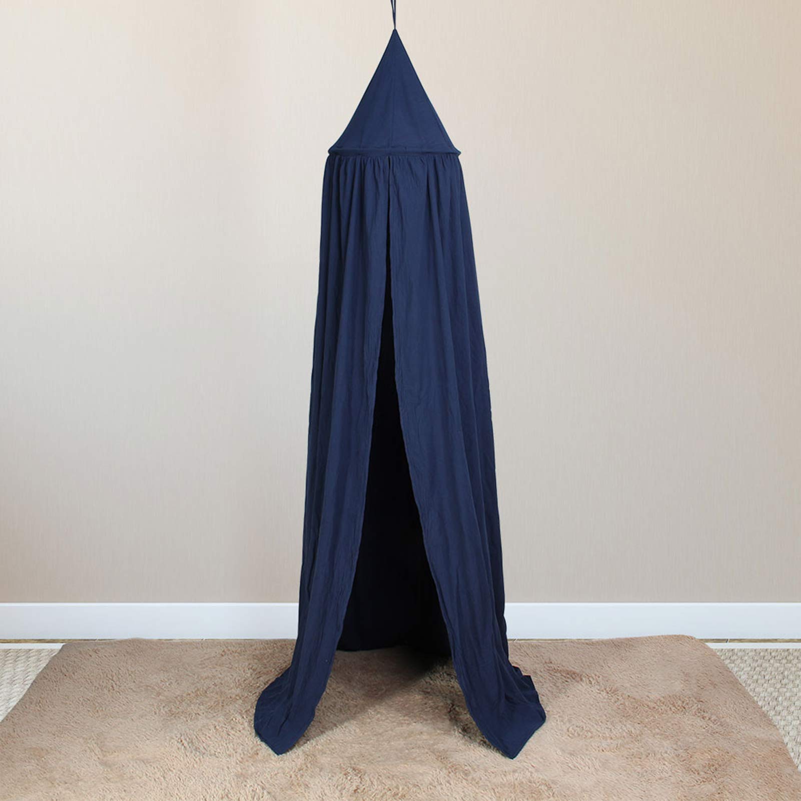 Acouto Tenda a Zanzariera con Baldacchino per Letto Sospeso a Cupola Rotonda per Bambini Che Leggono e Giocano Crea Sicurezza per e per il Morbido Realizzato in Materiale Confortevole, Accogliente