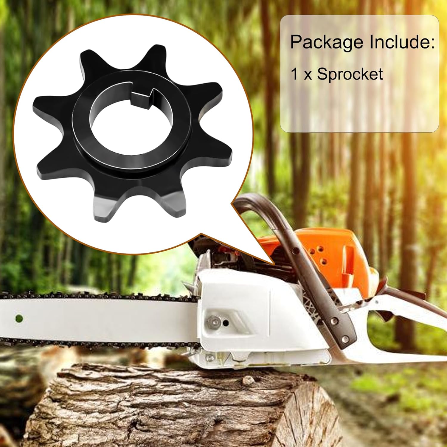 2pcs 5140010-81 Sprocket view 2