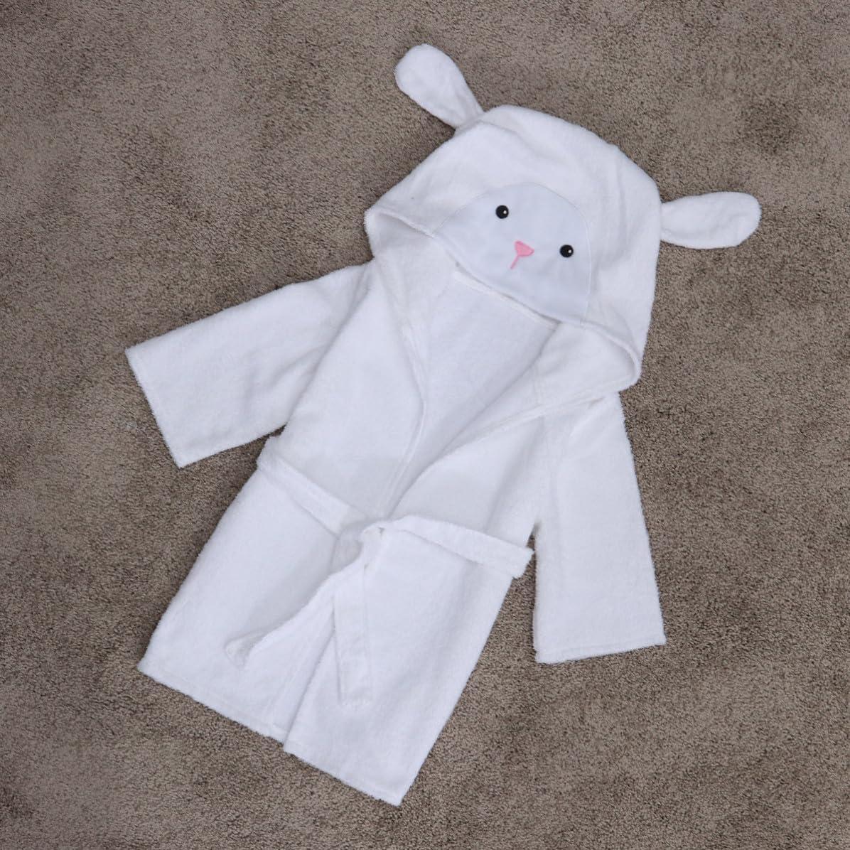 Cute Animal Hooded Towel Bathrobe, Cotton, M 2-3 Years