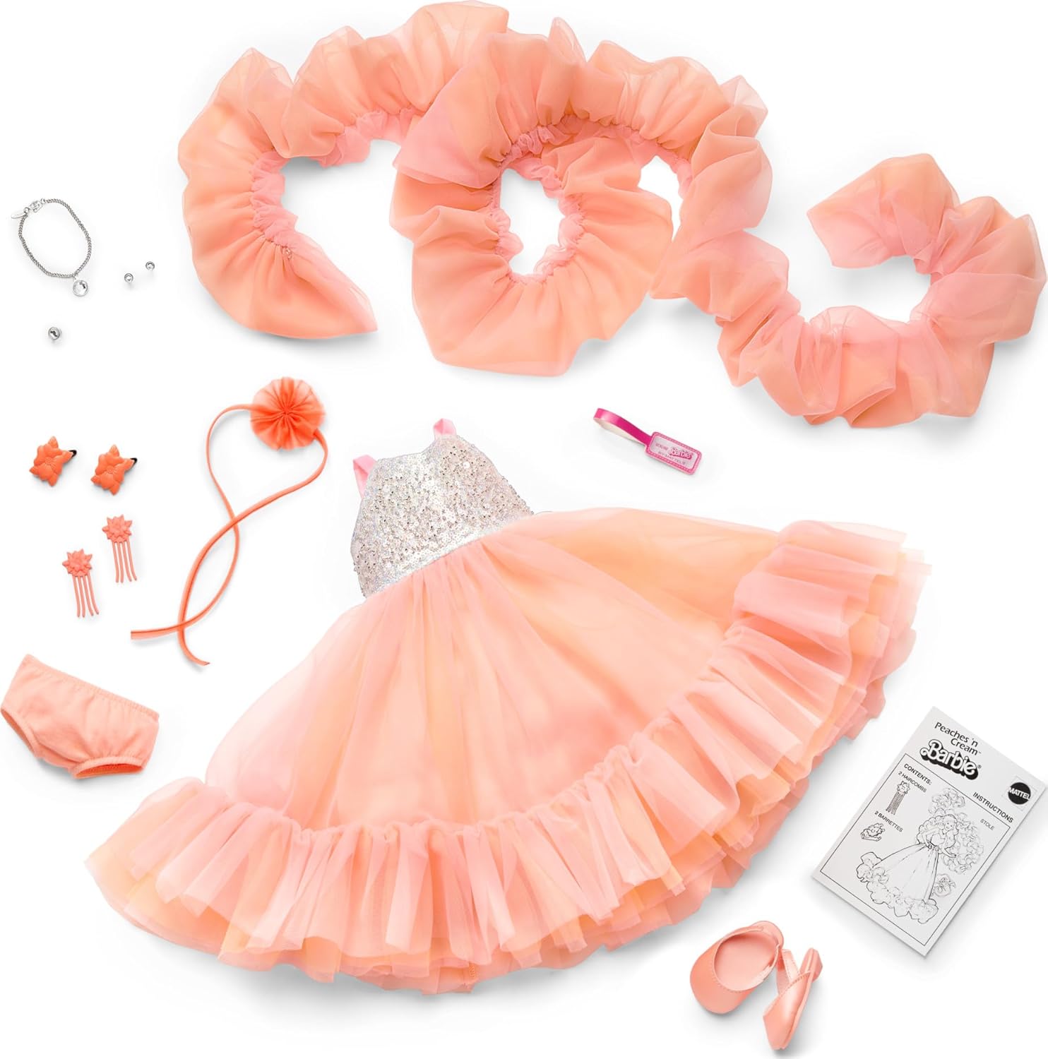 American Girl, Barbie, 18-inch Doll, Peaches ’n Cream Collector Doll with Brunette Hair, for Ages 8+