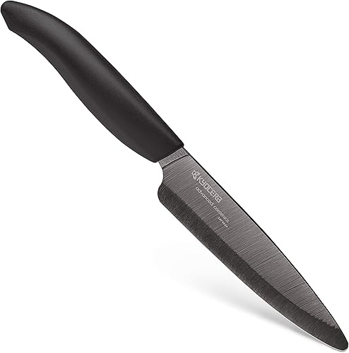 Cuchillo de la serie de cerámica de avanzada de Kyocera, color negro, Negro