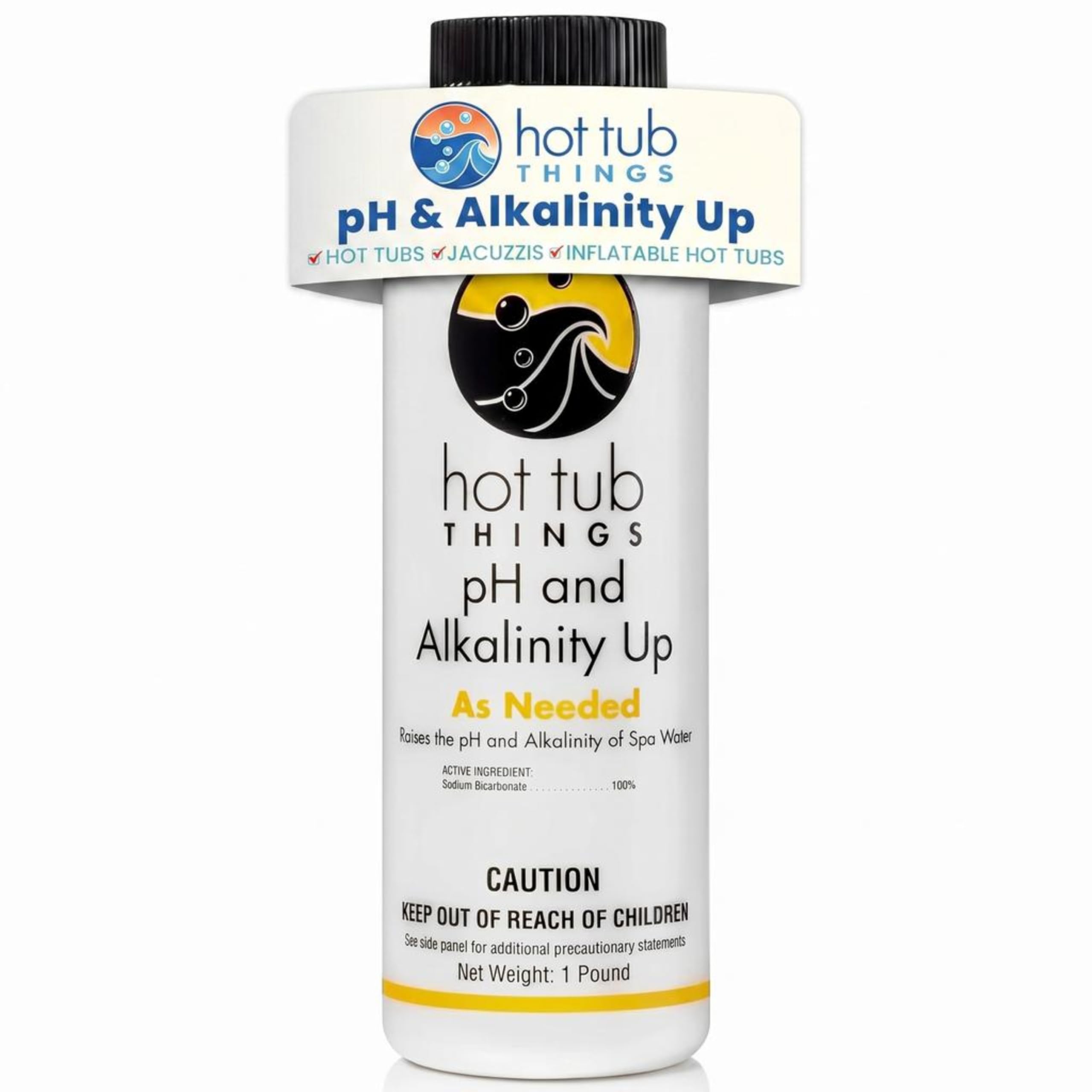 Hot Tub Things pH Up Alkalinity Increaser Spa Water Balancer 1 lb
