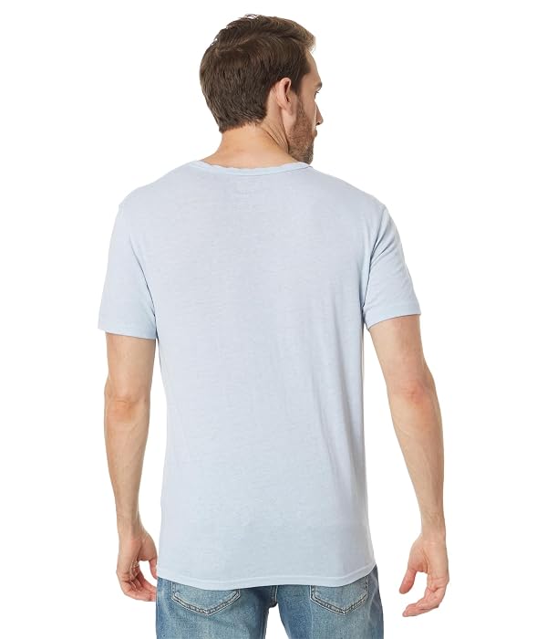 Lucky Brand Burnout Button Notch Shirt Blue Fog MD by Lucky Brand - Used condition - Image 4