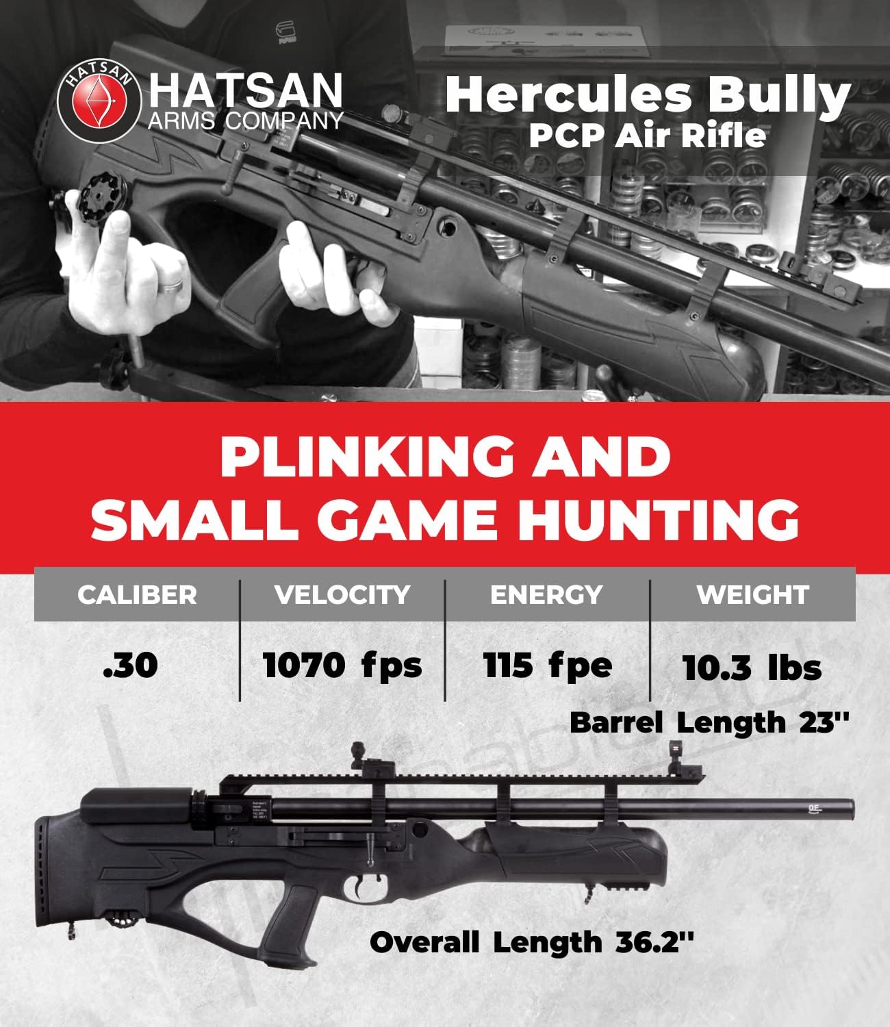 Hatsan Hercules Bully with Wearble4U Bundle
