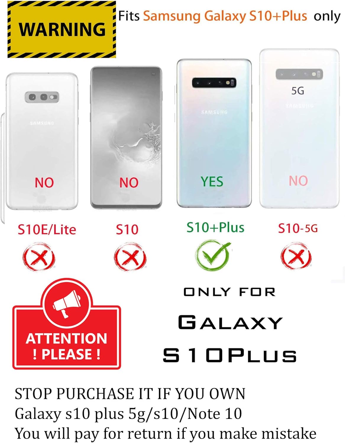 Promo 40% OFF ArmadilloTek Vanguard Compatible with Samsung Galaxy S10+ Plus Case (Screenless Version) Military Grade Full-Body Rugged with Kickstand - White