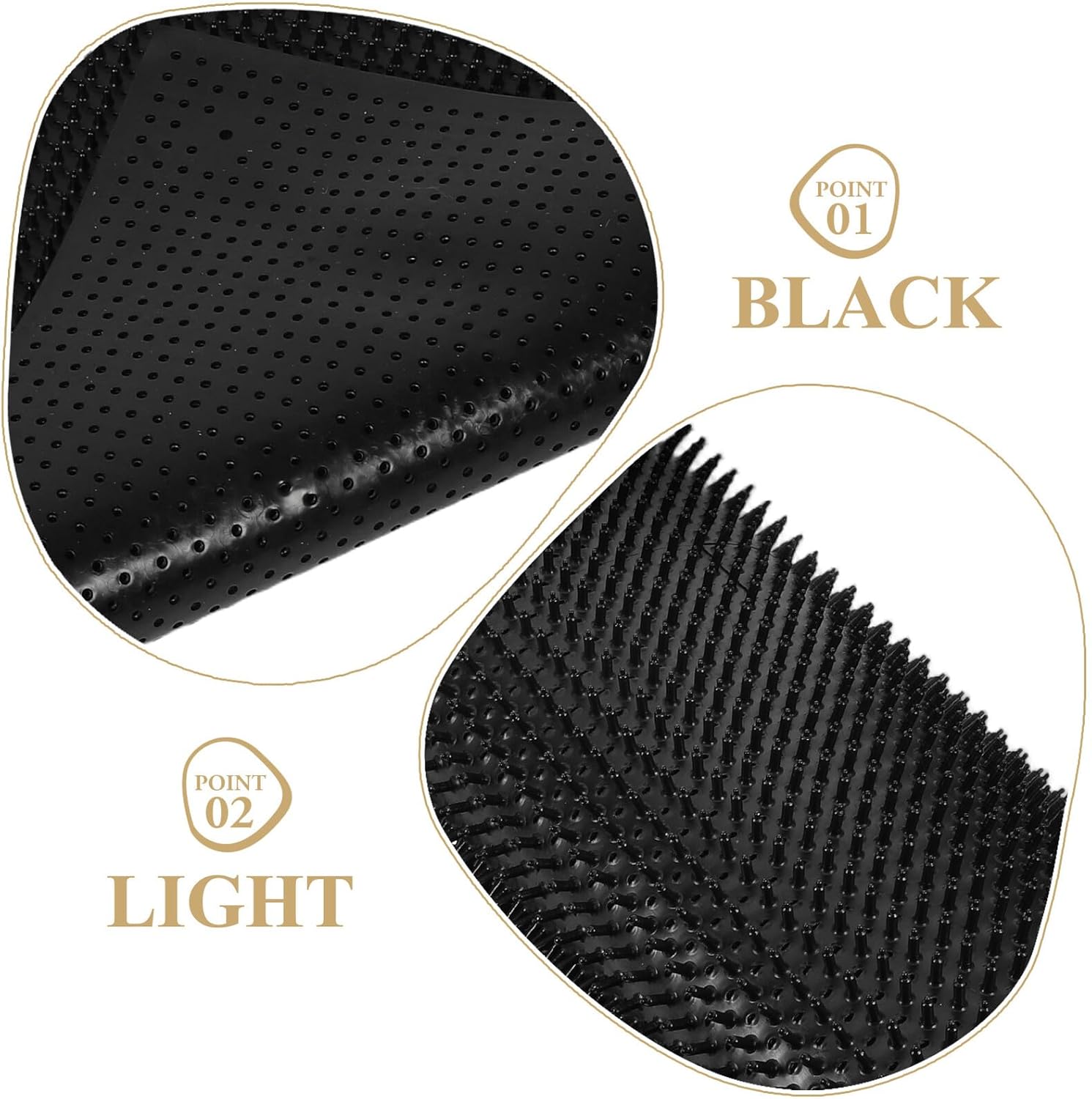 Cattle Scratch Brush Itch Relief Scratcher Mat for Livestock Grooming 50x55cm Silicone Cow and Horse Back Scratching Post Farm Animal Cleaning Tool