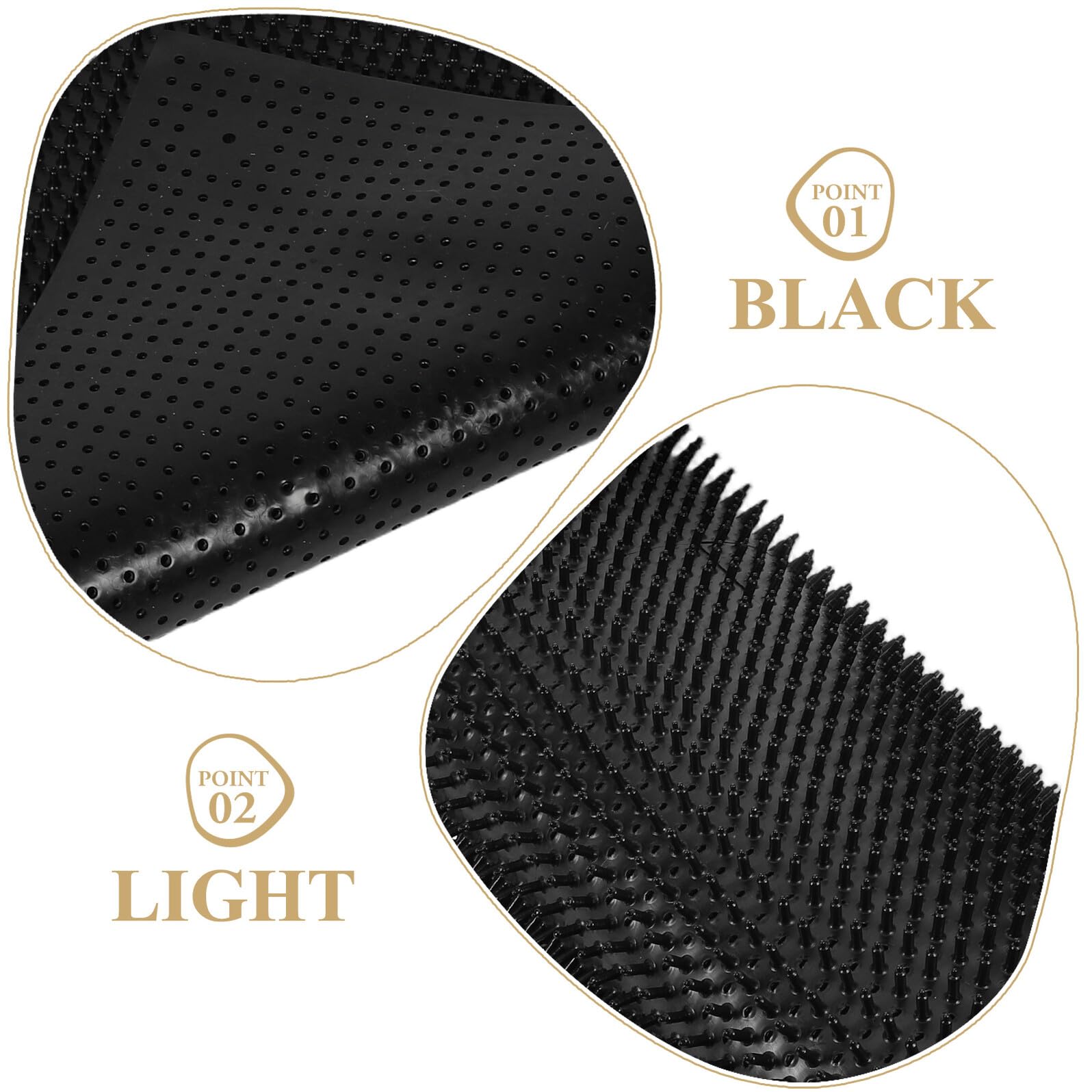 Hohopeti Spazzola per Bovini Tiragraffi 50X55 CM Setole Morbide Tappetino Antiprurito Resistente per Mucche e Cavalli Accessorio per Stalle Interno ed Esterno Sollievo Prurito Bestiame