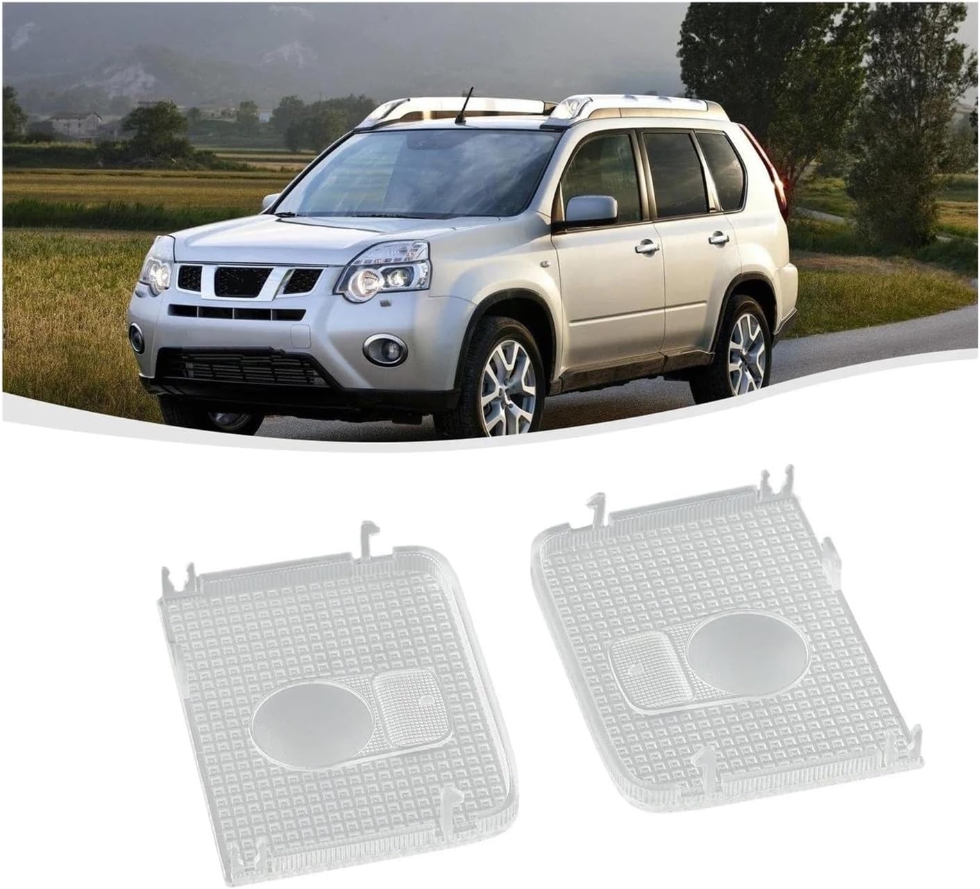 Interior Dome Lamp For Nissan For Altima For X-Trail 26442-AL500 26443-AL500 Interior Dome Light Car Roof Reading Cover